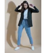 Fabnest womens cotton flex casual blazer