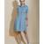 Fabnest womens cotton flex blue shirt dress