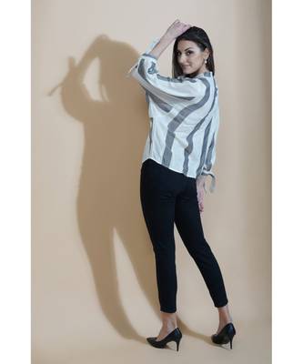 Fabnest Womens cotton pastel toned assymetrical top 5