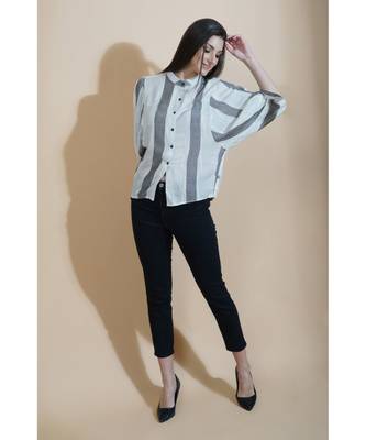 Fabnest Womens cotton pastel toned assymetrical top 6