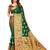 Green woven art silk sarees saree with blouse