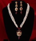Real Natural Hyderabadi pearls Set With Certificate