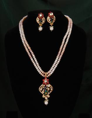 Real Natural Hyderabadi pearls Set With Certificate 1