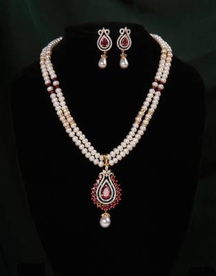 Real Natural Hyderabadi pearls Set With Certificate 1