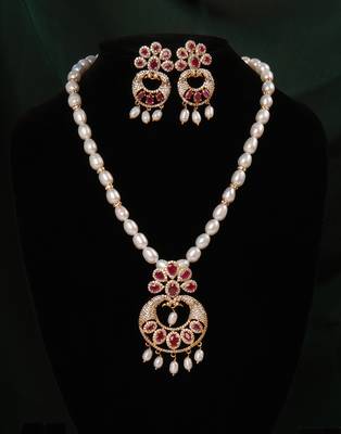 Real Natural Hyderabadi pearls Set 1