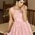 Pink & white & navy blue Metallic foilage print georgette Anarkali long gown
