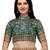 White printed linen saree with blouse
