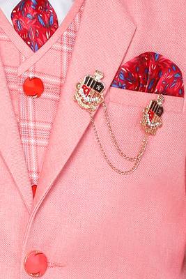 DKGF Boys 5-Piece Suit 5