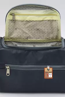 Atorakushon    Nylon Hanging Travel Toiletry Bag Cosmetic Makeup Storage Box Vanity Organizer Jewellery Pouch {Grey}