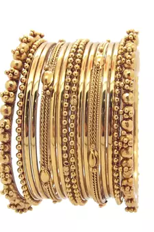Gold bangles-and-bracelets
