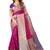Wine woven art silk sarees saree with blouse