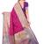 Wine woven art silk sarees saree with blouse