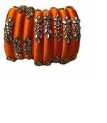 Orange bangles-and-bracelets